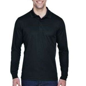 Core365 Men's Pinnacle Performance Long-Sleeve Piqué Polo Size Medium